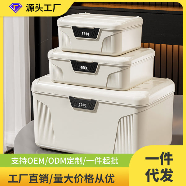 Storage Box Plastic Thickened Large Capacity Storage Box Jewelry Privacy Cosmetics Bedroom Storage Box Household Organizing Box