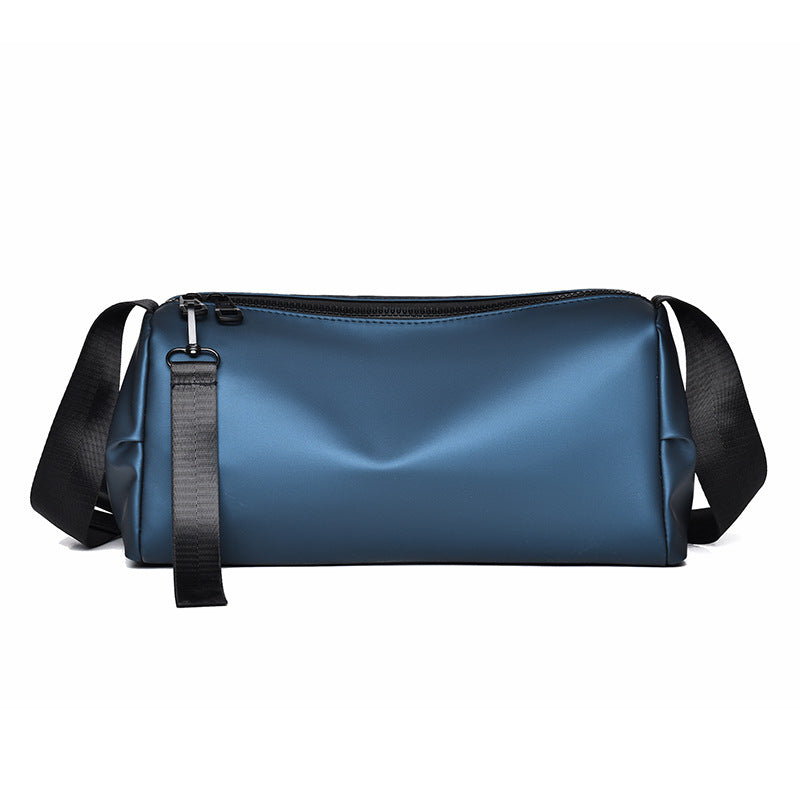 Crossbody bag men's casual simple European and American style trend large capacity shoulder bag Japanese trend casual men's bag