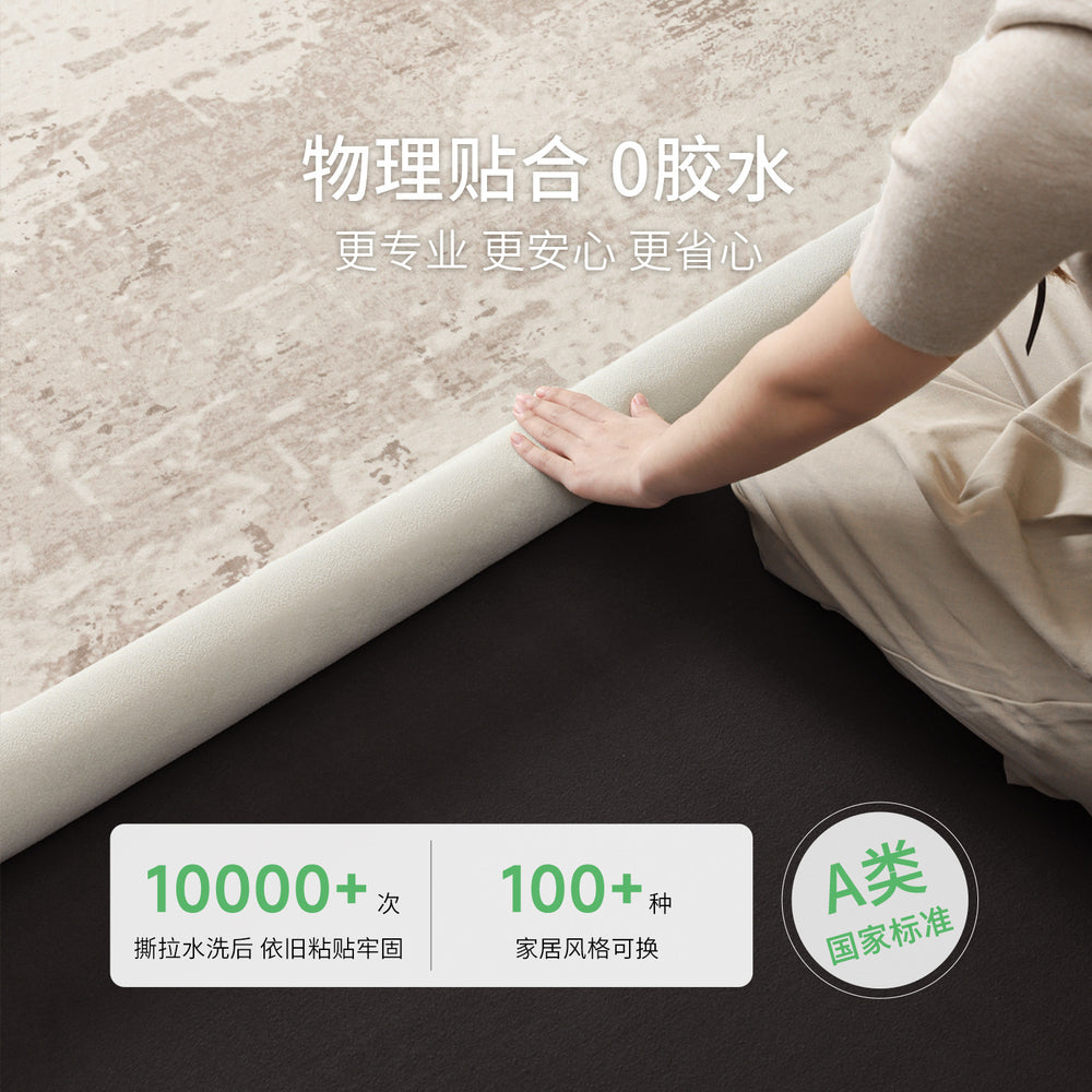 Removable and washable carpet, living room italian style, light luxury, high-end, double-layer, machine washable sofa sound insulation pad, anti-fouling and dirt-resistant carpet