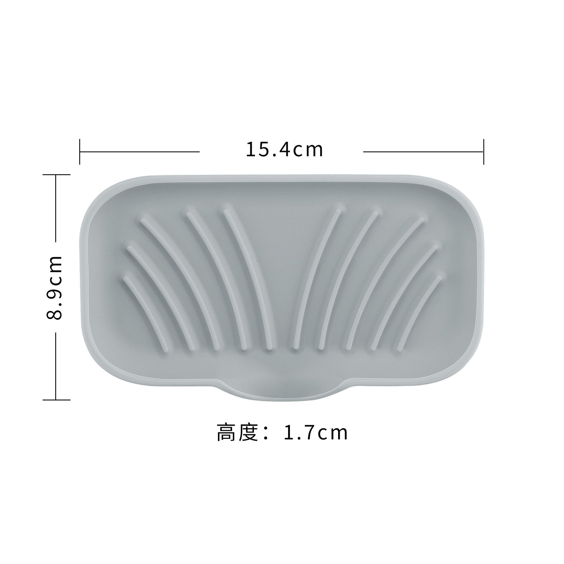 Cross-border custom silicone soap rack, bathroom, kitchen drain storage box, corporate logo printing, silicone storage box