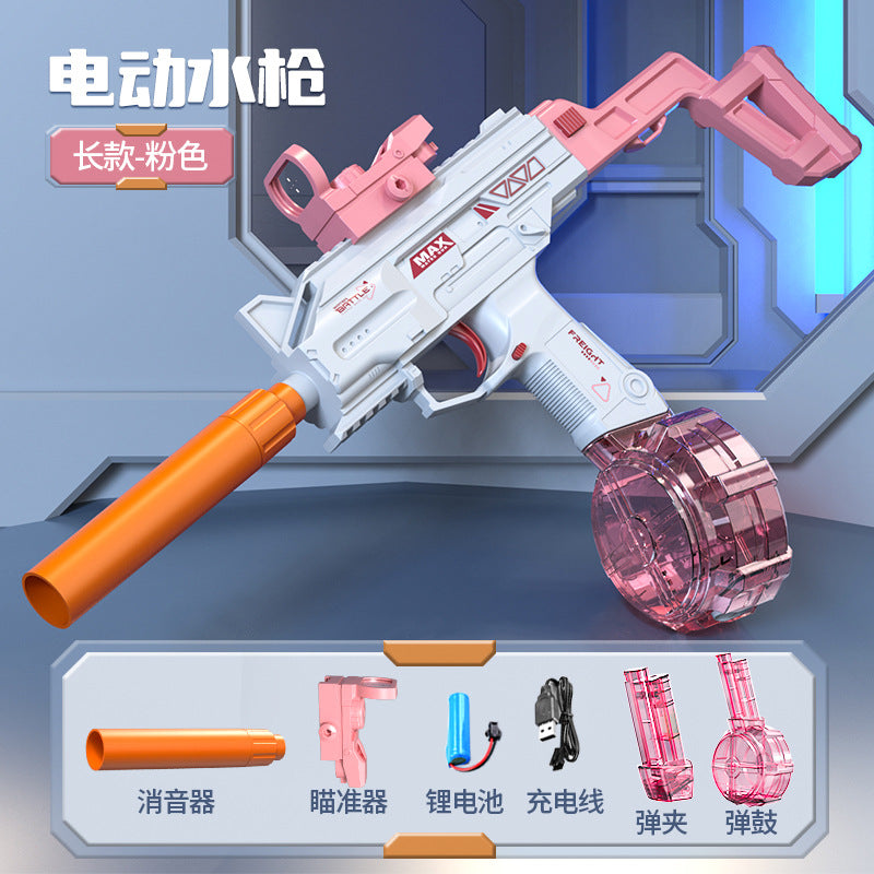 new arrivalscar black technology continuous electric water gun kidssummer fully automatic water spray water gun toy