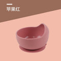 Baby silicone bowl kids' tableware food supplement bowl suction bowl maternity and infant supplies silicone plate cross-border hot seller