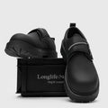 Derby shoes men's new arrival matte classy sense mencasual black british style mickey big head workwear small leather shoes