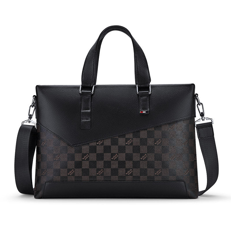 Emperor Paul briefcase men's leather messenger bag men's business leisure handbag shoulder bag genuine wholesale