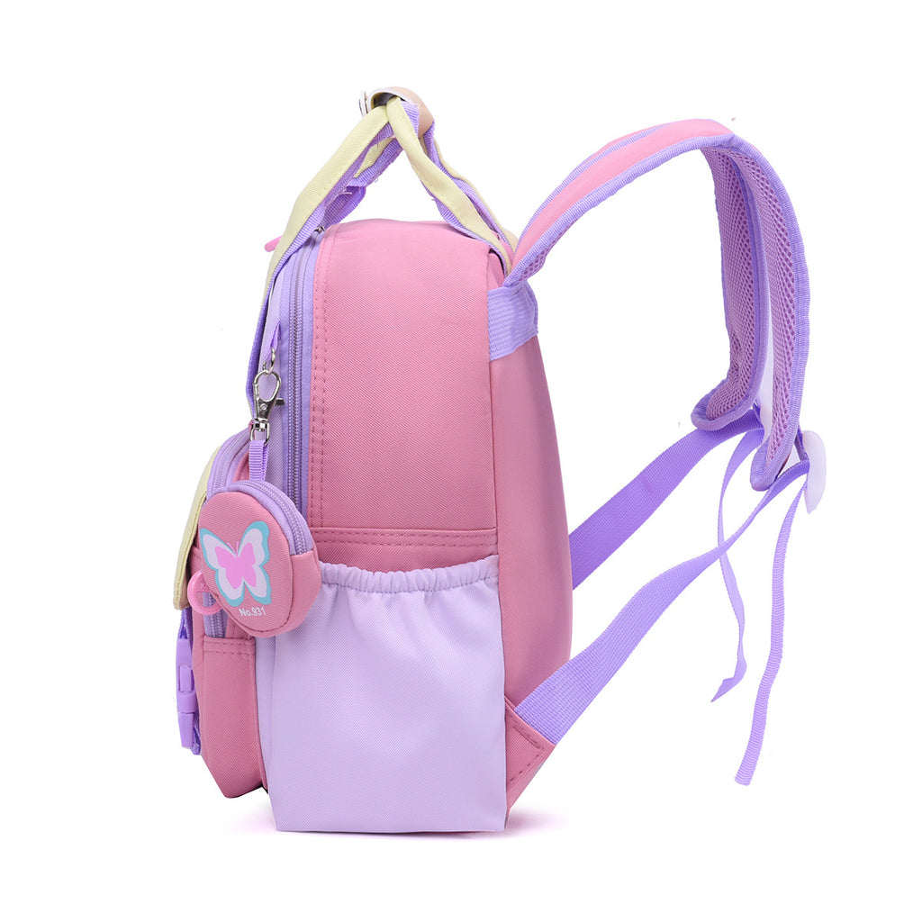 New cartoon cute children's backpack lightweight weight weight reduction 3-8 year old boy and girl baby schoolbag casual trend backpack