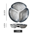 Lanyun three-compartment dish-large size
