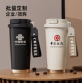 High-style 316 stainless steel insulated tumbler - dual-drink coffee mug, car-friendly ceramic liner, straw cup, minimalist gift cup