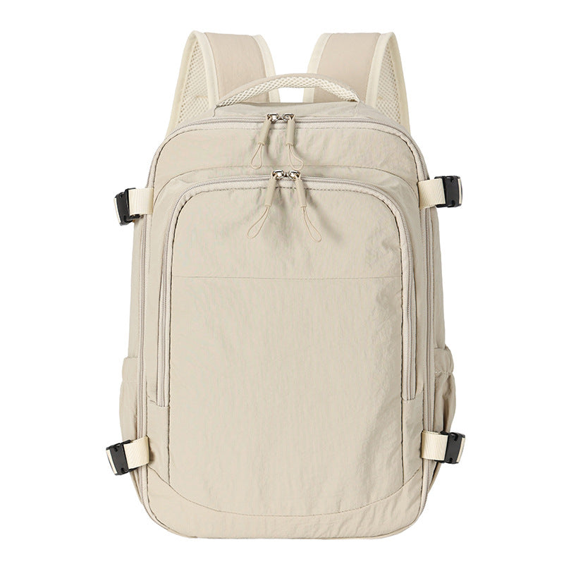 Outdoor leisure travel backpack for men and women, large capacity, lightweight and versatile laptop bag, multi-functional college student schoolbag