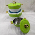 Large capacity 1.8l-3.5l-6l factory direct sales food warmersuit3pcs thermal insulation box kitchen tableware