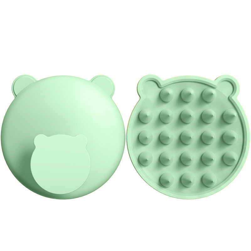 Bear Silicone Shampoo Brush Head Bath Massage Comb Grabber Silicone Shampoo Brush Bath Scalp Massage Brush