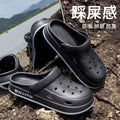 Letter clogs black [bare shoes]