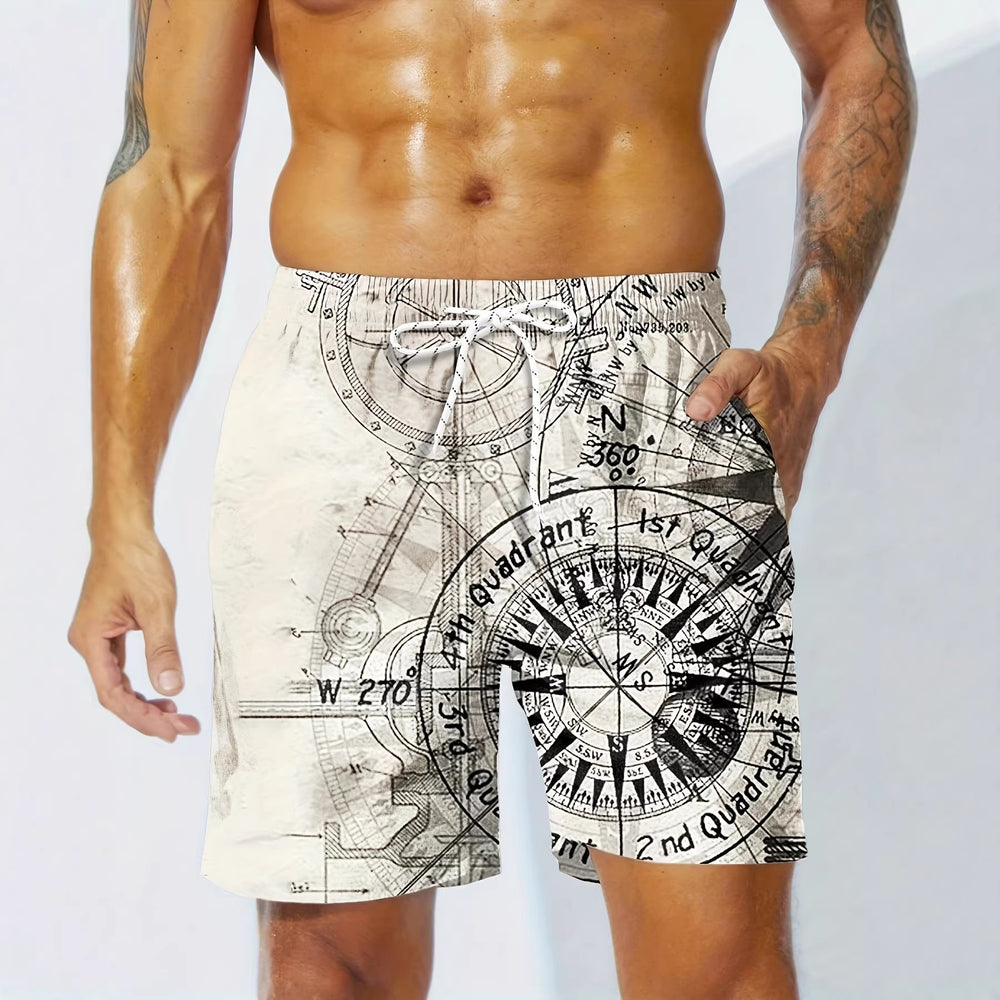 trending men's swim trunks, quick-dry swim shorts, casual athletic beach shorts, new european and american styles