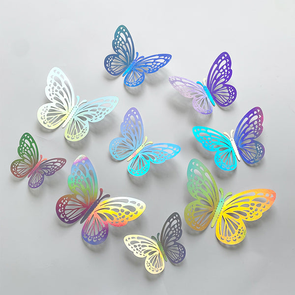 To map customization, hollow butterfly sticker art home party wall decoration background wall sticker