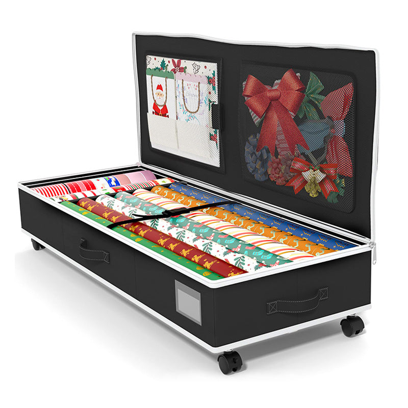 European and American Christmas gift packaging storage bag clothing quilt finishing storage box ribbon and bow gift box