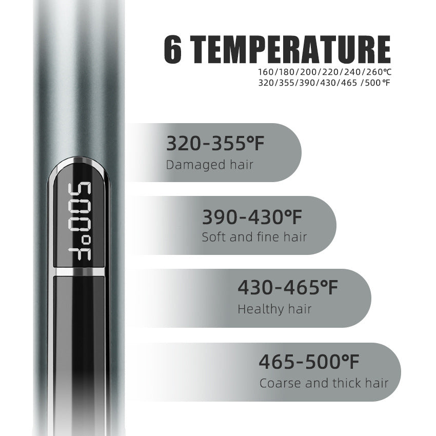 Cross-border hair straightener High temperature splint Multifunctional curling iron Straightener two-in-one straightener