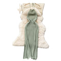 Niche style design classyeleganthalter sleeveless cut outknittingdress women's silm slit vacation dress