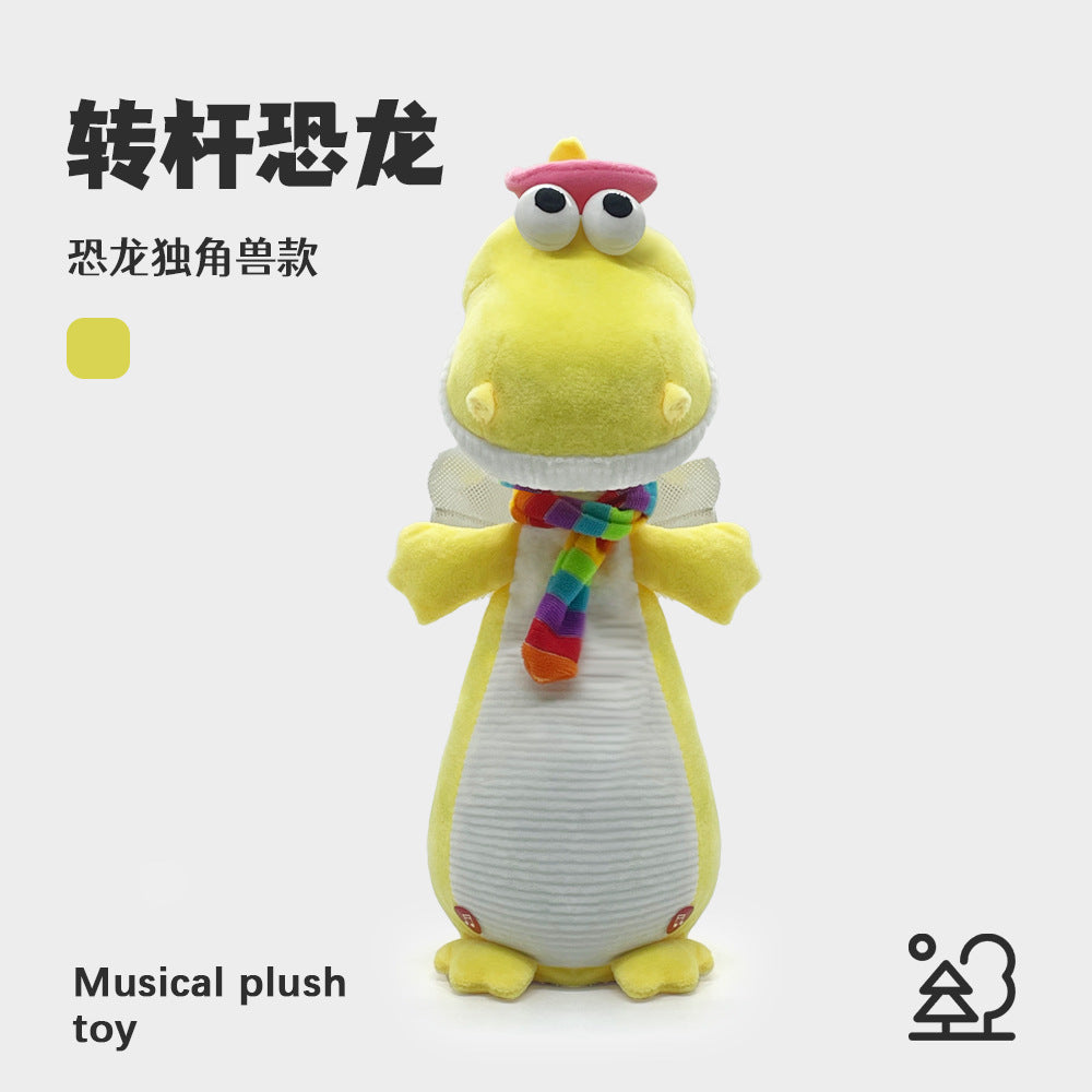 hot-selling singing and dancing cactus learning to speak recording luminous plush toy cartoon dinosaur electric toy