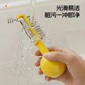 Creative tumbler vertical peeler with cleaning brush - versatile, convenient, and multi-functional peeling tool for soft and hard produce