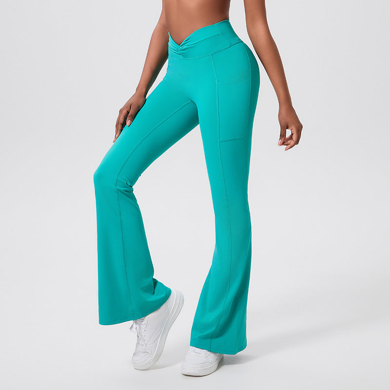 new arrivalslimming look elastic silm yoga clothes suit peach butt yoga pants running fitness clothes suit women