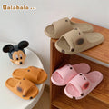 New fashion women's slippers 2025 cartoon flat bottom versatile anti-slip outdoor beach one-strap sandals wholesale indoor