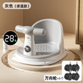 Gray (smart temperature sensing) little fish bath seat + universal wheels