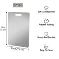 304 stainless steel cutting board antibacterial cutting board double-sided mildew-proof chopping board for home thickened chopping board rolling board