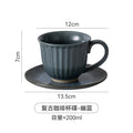 Japanese retro creative stoneware coffee ceramic mug - hand brew, vintage style, milk coffee, afternoon tea, office tea cup
