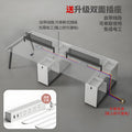 Saint li staff desk and chair combination casual modern employee booth four-six person desk screen workstation electric