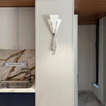 Maison domin used spanish imitation marble retro handheld flower wall lamp bedroom living room decorative wall lamp