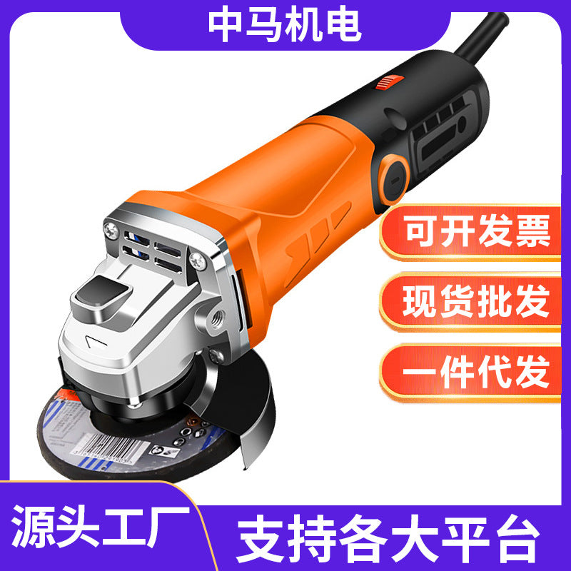 Chuangjiao angle grinder grinder polishing machine hand grinder polishing machine hand grinding wheel for home cutting machine 100 model
