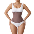 Oemexporthot selling mesh 24 bone external zipper double breasted waist belt slimming body shaping waist belt