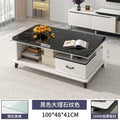 100cm black marble color + drawer + glass