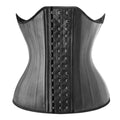 Waist trainer shapewear waist cincher latex sweat waist trainer 25 steel bone rubber corset