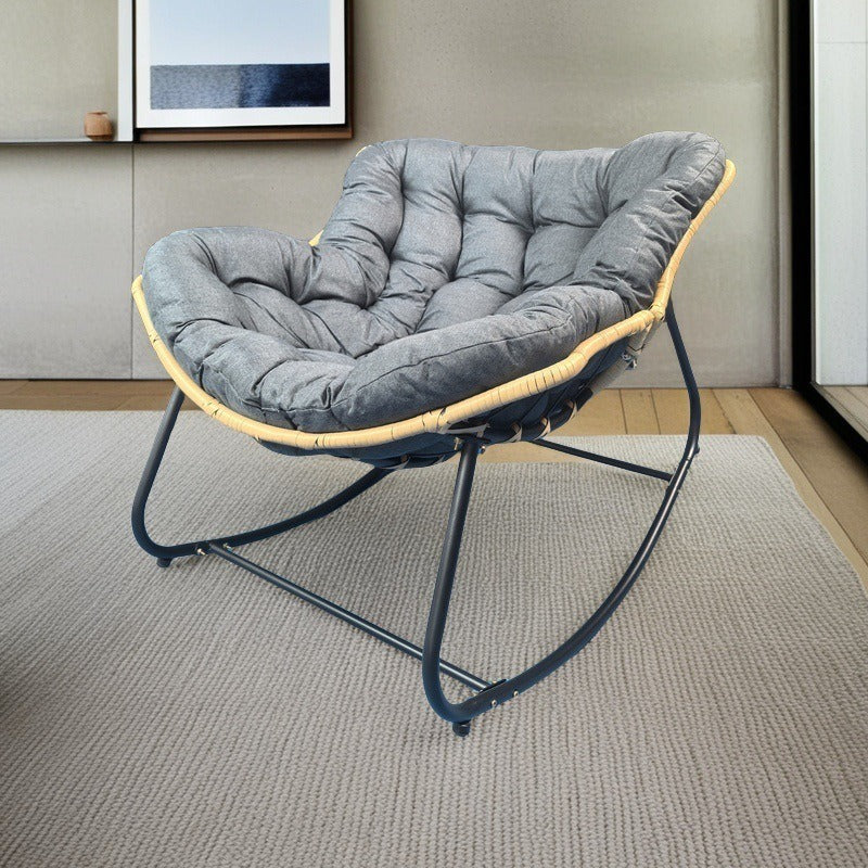 Rocking chair rocking chair recliner balcony casual chair reclining and sleeping nest chair lazy sofa chair for home