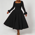 D451 party dress independent station winter elegant elegance fur decoration large skirt dress african dress