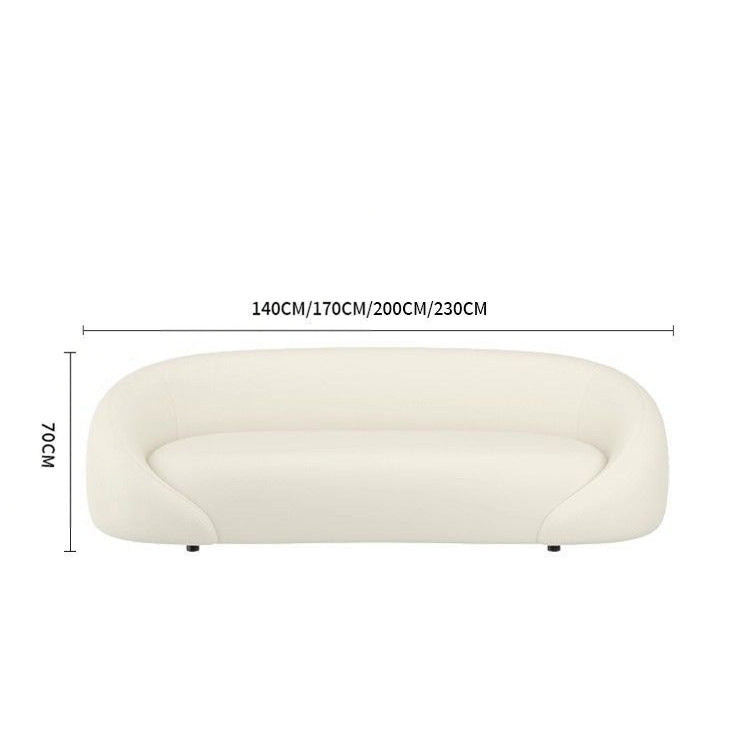 Cream style three-person sofa small apartment popularaccessible luxury balcony coffee table combination beauty salon rest area reception negotiation