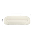 Cream style three-person sofa small apartment popularaccessible luxury balcony coffee table combination beauty salon rest area reception negotiation