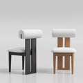 Hippo chair - nordic solid wood dining chair - home, trendy cream style backrest chair - restaurant, hotel designer chair & stool