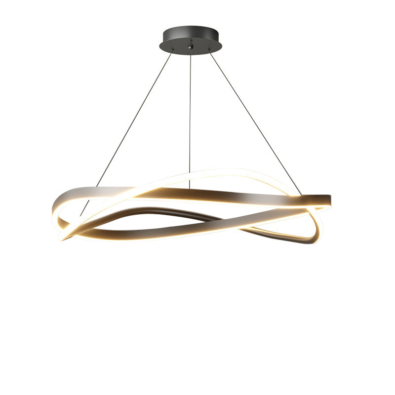 Living room lamp chandelier modern simple atmosphere LED whole house combination package room dining room lamp Zhongshan lamp lighting