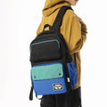 2026 college student large capacity color block backpack - new casual versatile backpack - export backpack for high school and middle school students