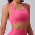 Fashion cloud feeling high intensity sports intimates women's running bubble wrap high elastic yoga vest outdoor fitness sports bra
