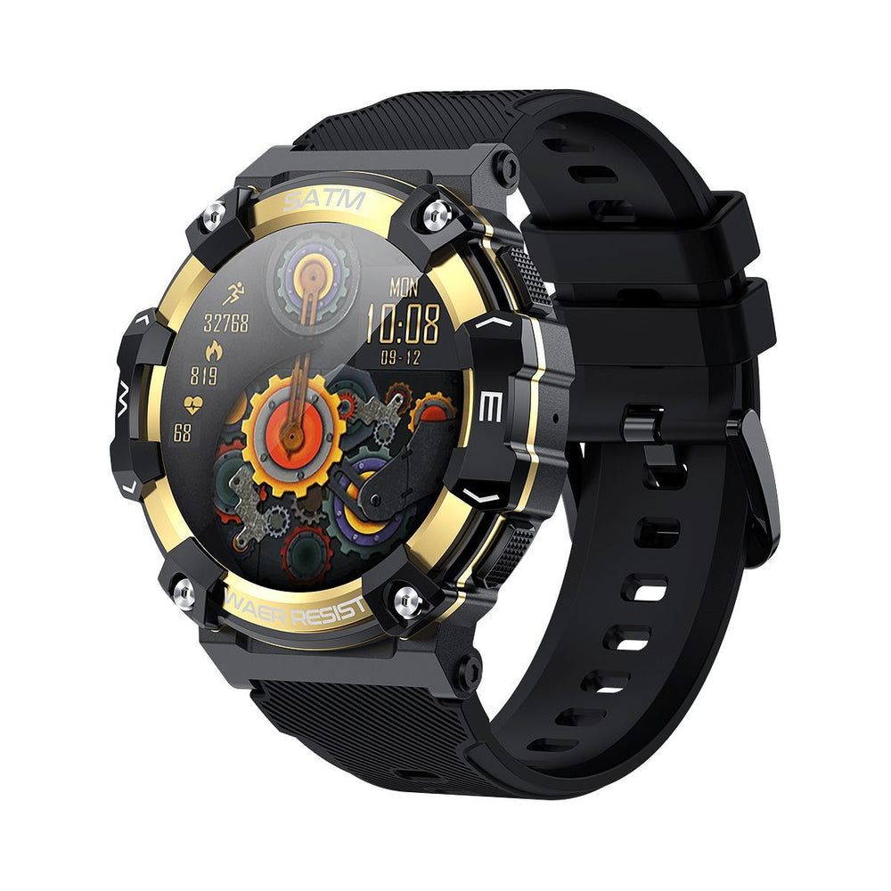 Pg666 smart watch outdoor sports style ip68 waterproof bluetooth call multi-sport mode 1.39inch color screen