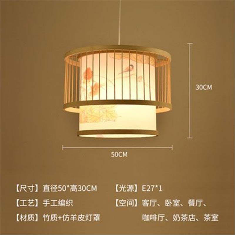 Lantern bamboo art chandelier bar b&b tea room hot pot restaurant restaurant casual japanese restaurant bamboo dining room lighting