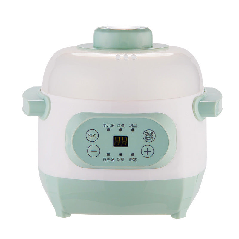 Fully automatic porridge, complementary food, soup, electric stew pot, water-proof bird's nest stew pot, electric stew pot, steaming and cooking soup pot, us standard cross-border