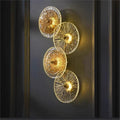 Designer artistic light luxury wall lamp - high-end creative lotus leaf decorative lighting for living room sofa and tv background wall