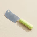 Creamy style thickened ceramic handle utility knife - multi-purpose, high-value fruit knife, stainless steel design dessert knife