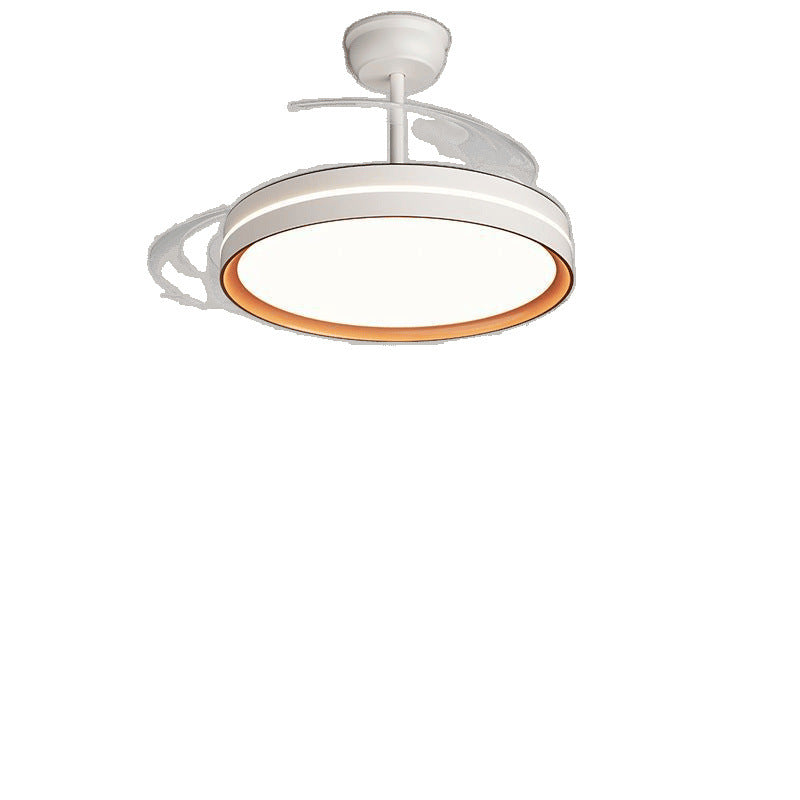 Zhongshan Lighting Ceiling Fan Light Bedroom Ceiling Fan Light Household Living Room Full Spectrum Dining Room Invisible Electric Fan Ceiling Fan