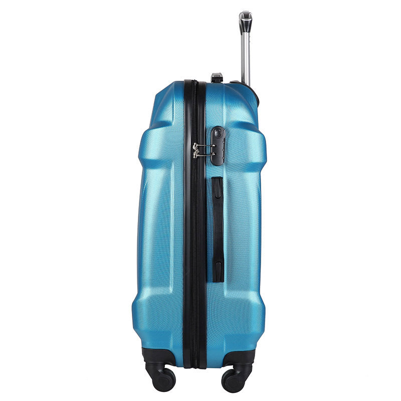 Cross-border 2025 new abs material trolley case, dustproof and strong travel boarding case, thickened universal wheel password box