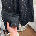 Girls' korean style spring/autumn fashion all-over heart print denim jeans - versatile, stylish, and trendy casual pants for baby girls