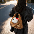 retro frosted shoulder bag women's new trendy versatile crossbody bag student school commuter backpack